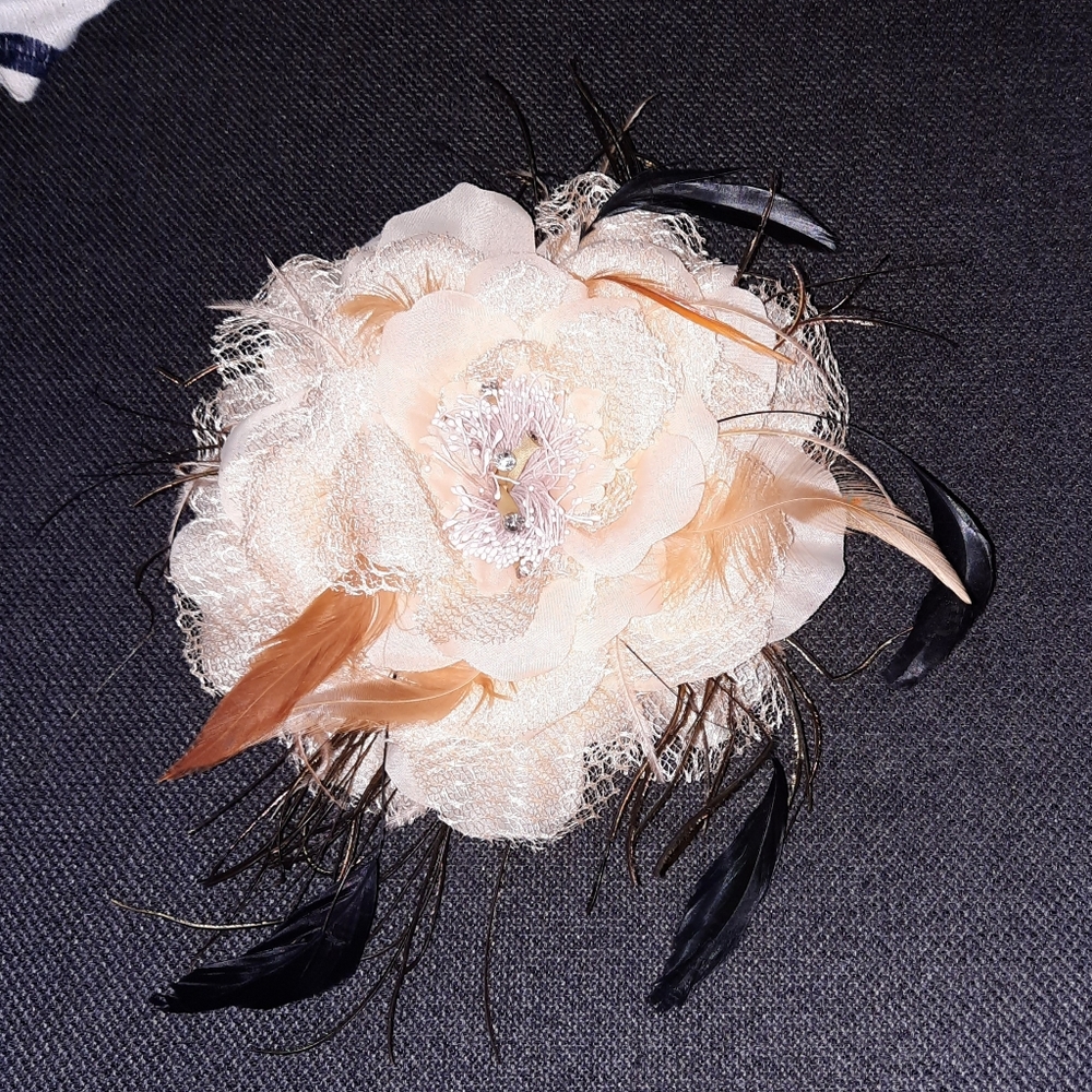 Flower pin clip dress hair accessories